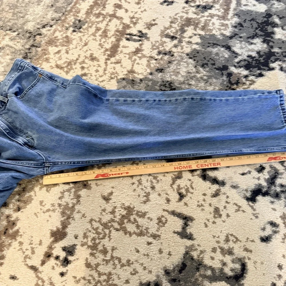 Levis 505 Jeans Mens 40x30 Blue Denim Straight Leg Regular Fit Medium Wash
